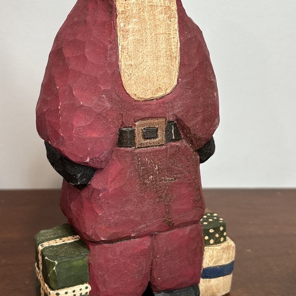 Old World Santa Mario Claus Italy By Lancy Smith Hand Carved Folk Art - Picture 5 of 8